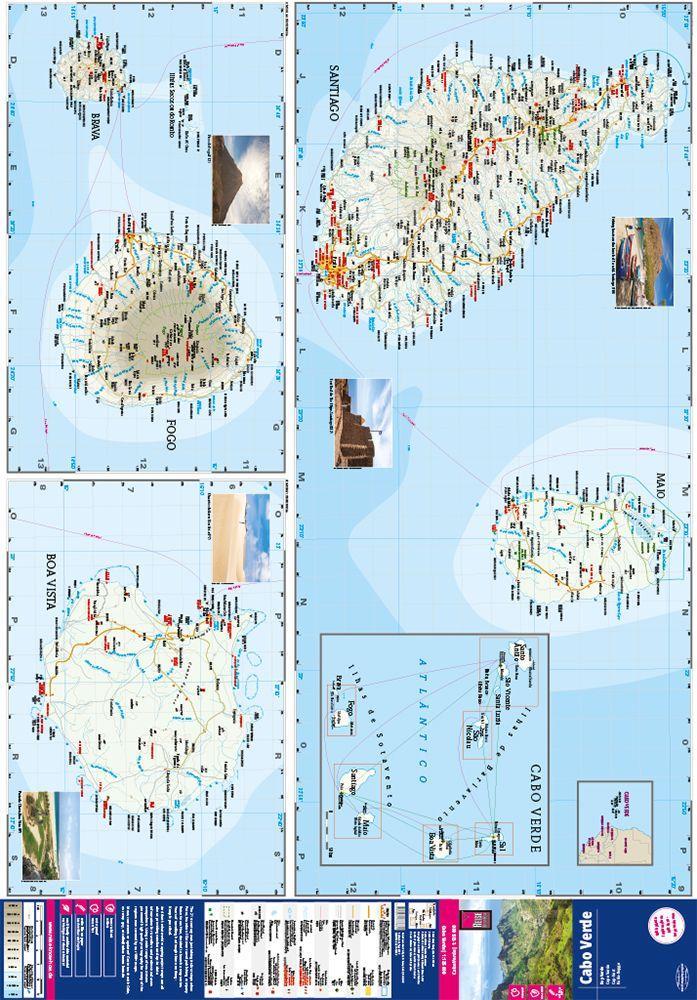 Beispielinhalt (Bild) Reise Know-How Landkarte Cabo Verde (1:135.000)