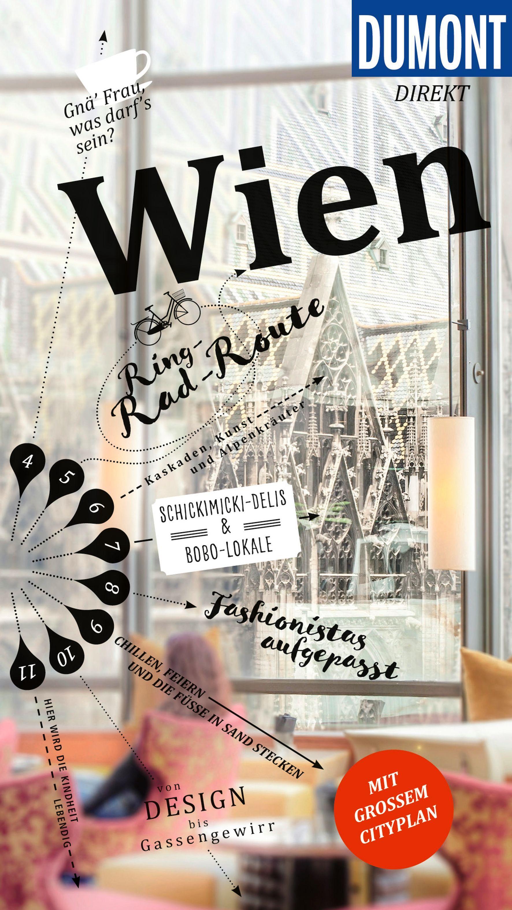 Vorderes Coverbild DUMONT direkt Reiseführer Wien