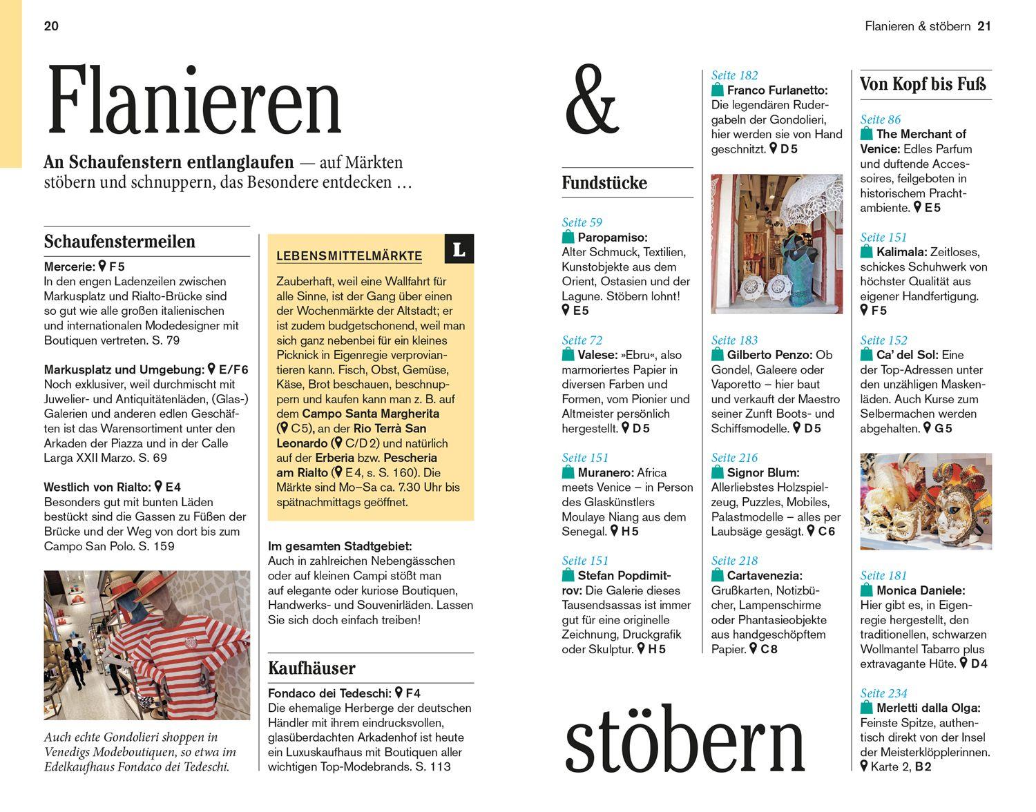 Beispielinhalt (Bild) DUMONT Reise-Taschenbuch Reiseführer Venedig