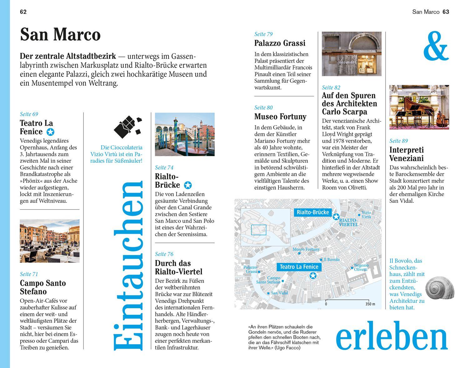 Beispielinhalt (Bild) DUMONT Reise-Taschenbuch Reiseführer Venedig