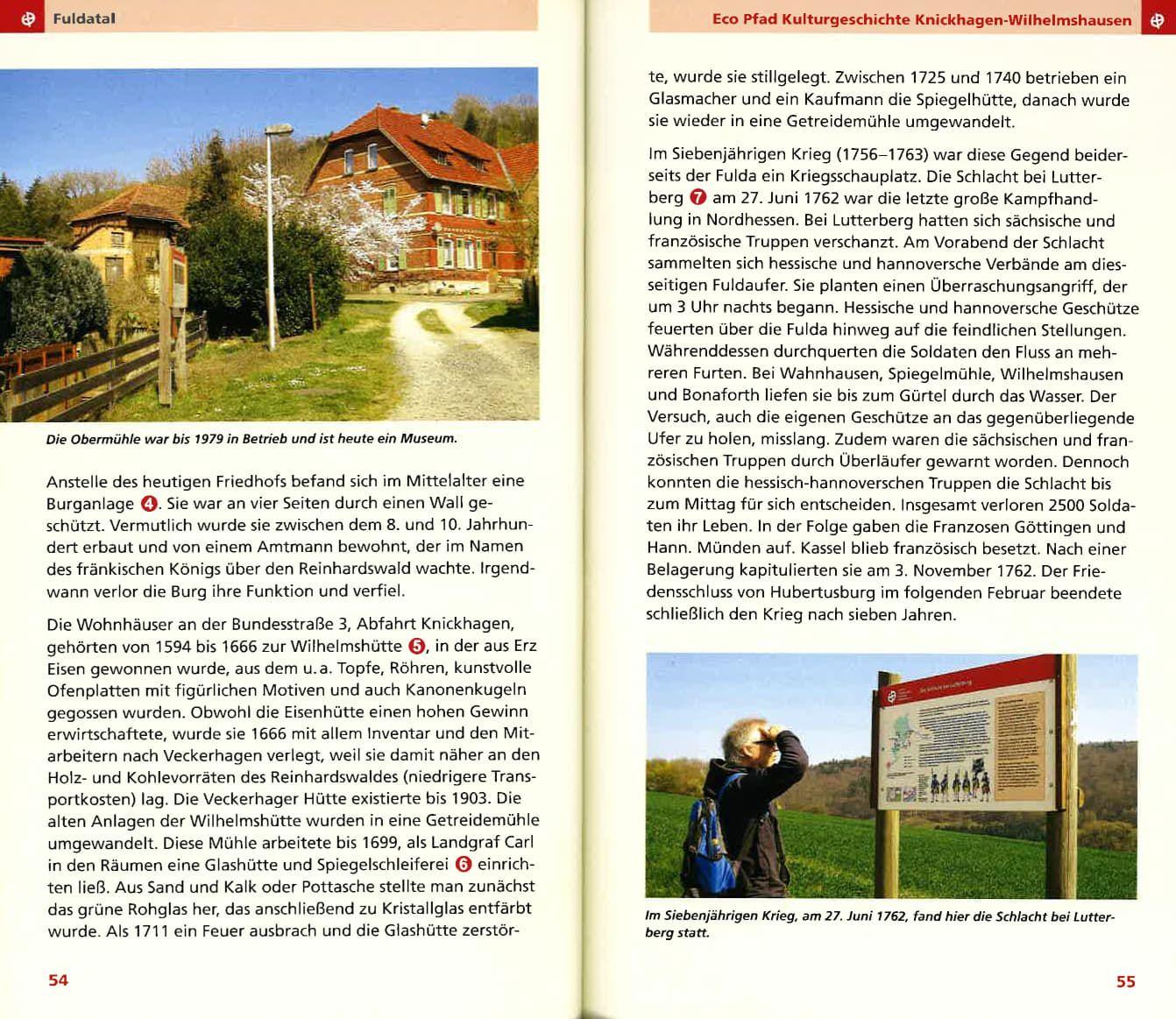 Beispielinhalt (Bild) Die Eco Pfade. Wanderungen im Landkreis Kassel