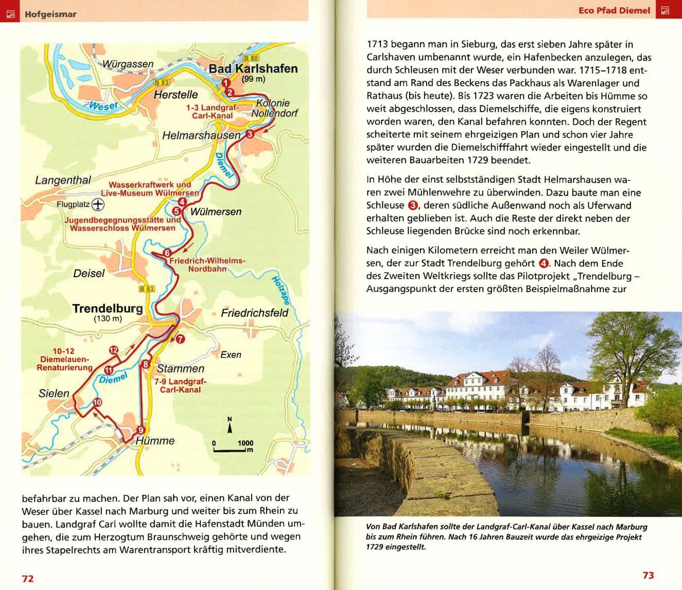 Beispielinhalt (Bild) Die Eco Pfade. Wanderungen im Landkreis Kassel