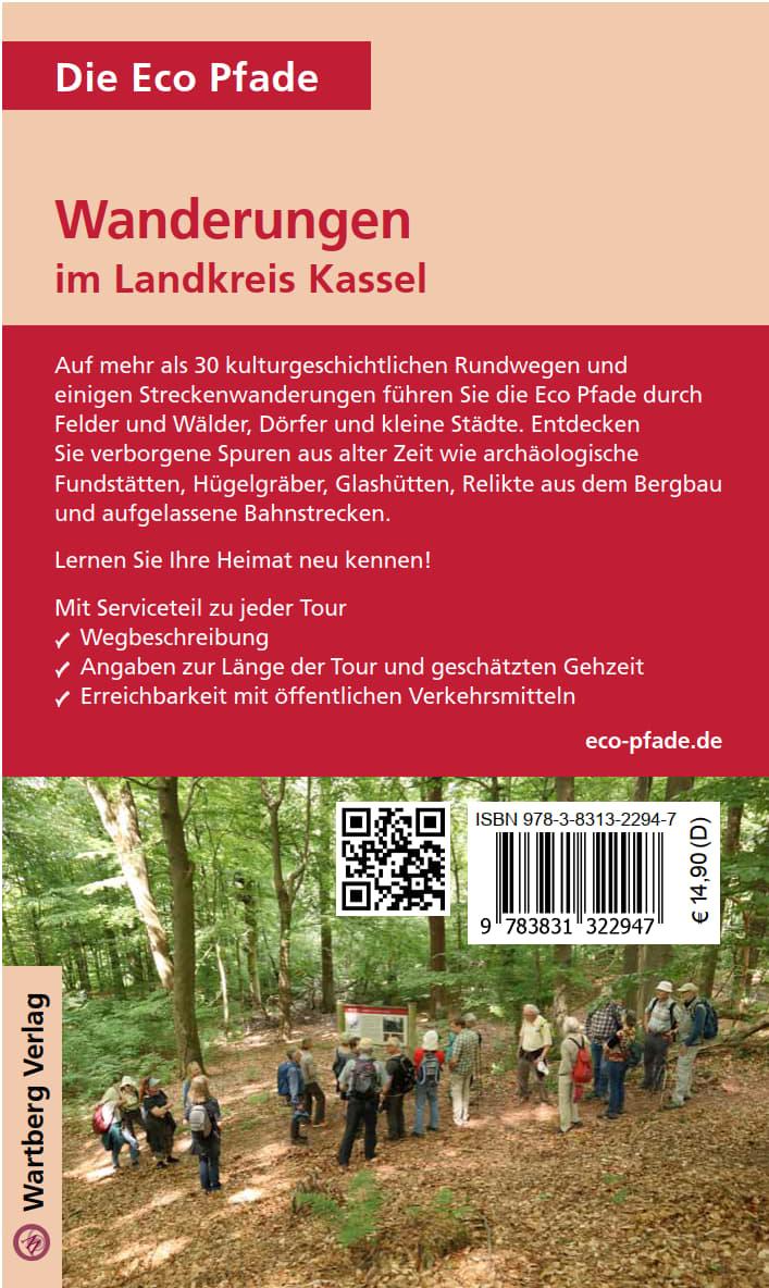 Rückseitencover Die Eco Pfade. Wanderungen im Landkreis Kassel