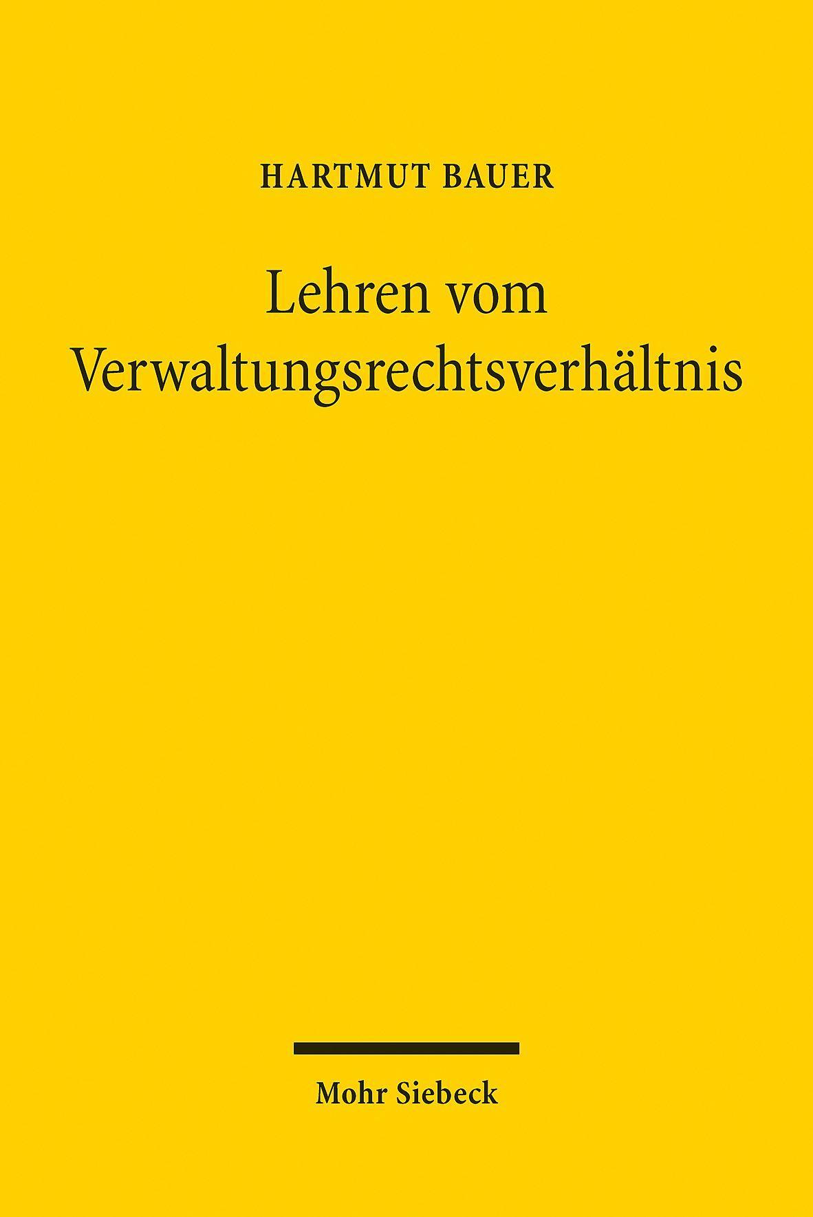 Vorderes Coverbild Lehren vom Verwaltungsrechtsverhältnis