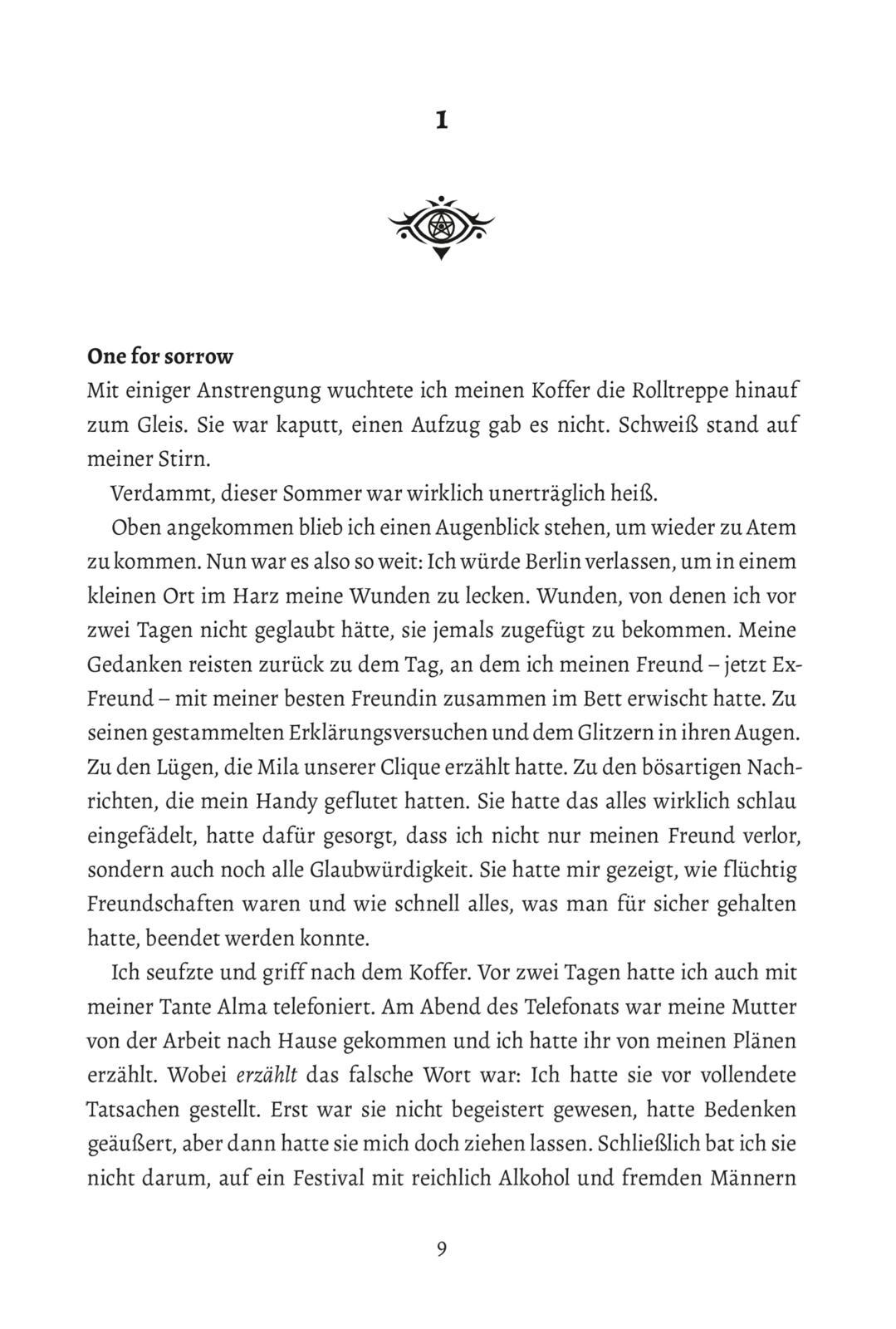 Beispielinhalt (Bild) Dark Forest Coven. Elsterschatten