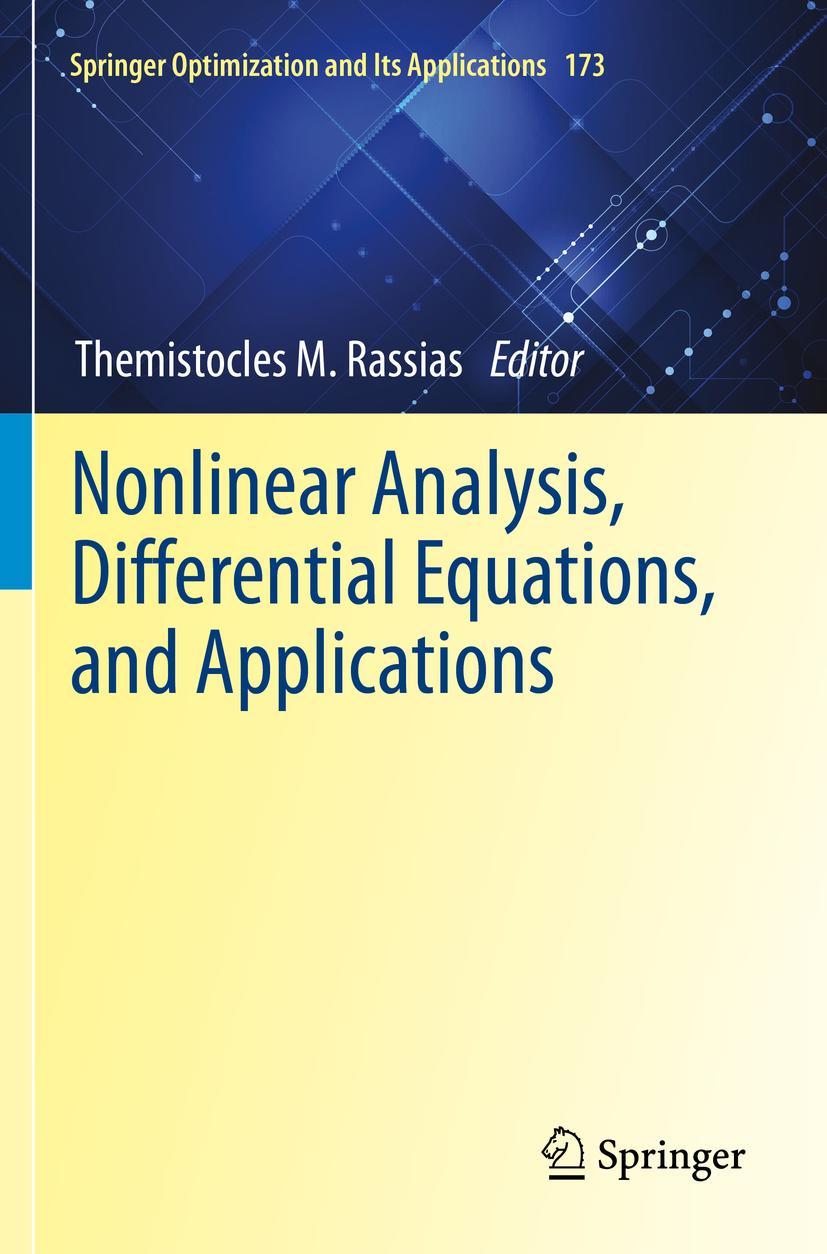 Vorderes Coverbild Nonlinear Analysis, Differential Equations, and Applications