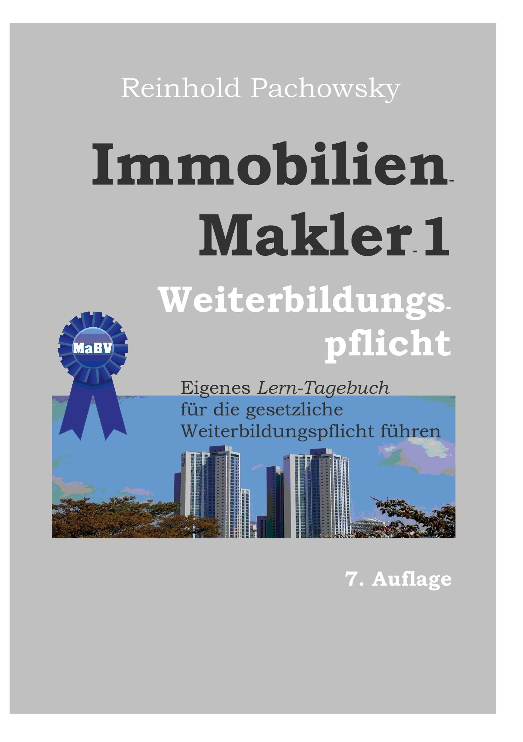 Vorderes Coverbild Immobilien-Makler 1 Weiterbildungspflicht