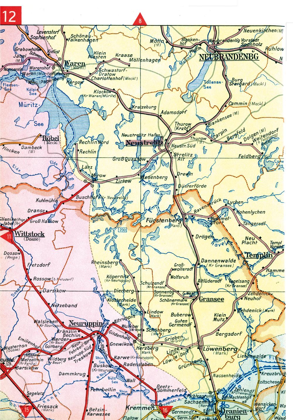 Beispielinhalt (Bild) Eisenbahnstreckenlexikon der DDR 1967