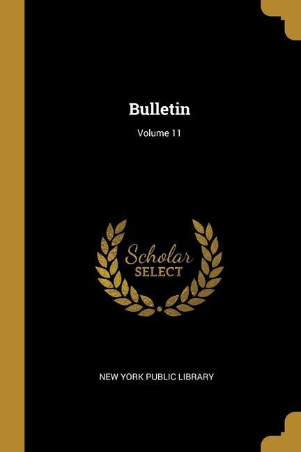 Vorderes Coverbild Bulletin; Volume 11