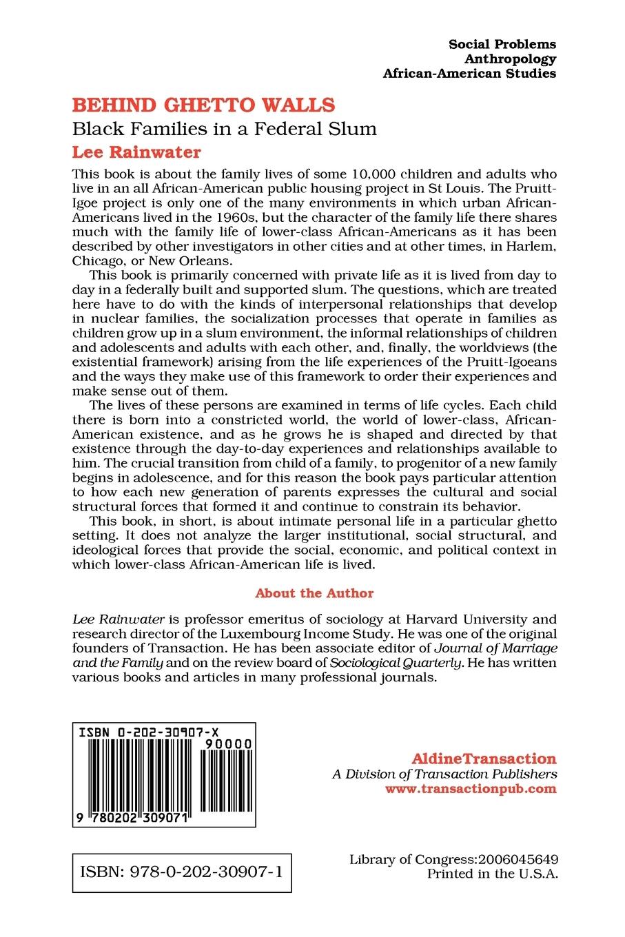 Rückseitencover Behind Ghetto Walls