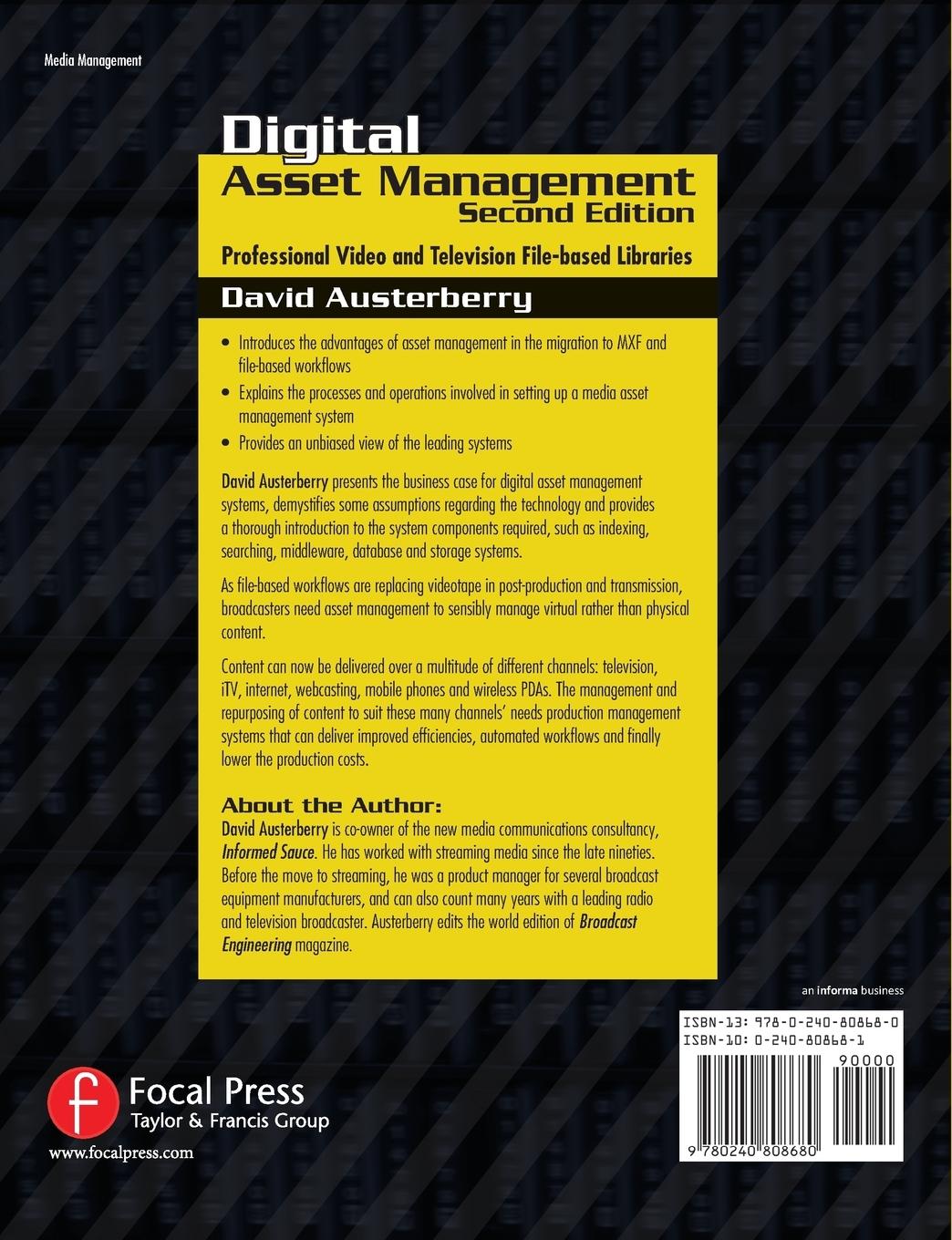 Rückseitencover Digital Asset Management