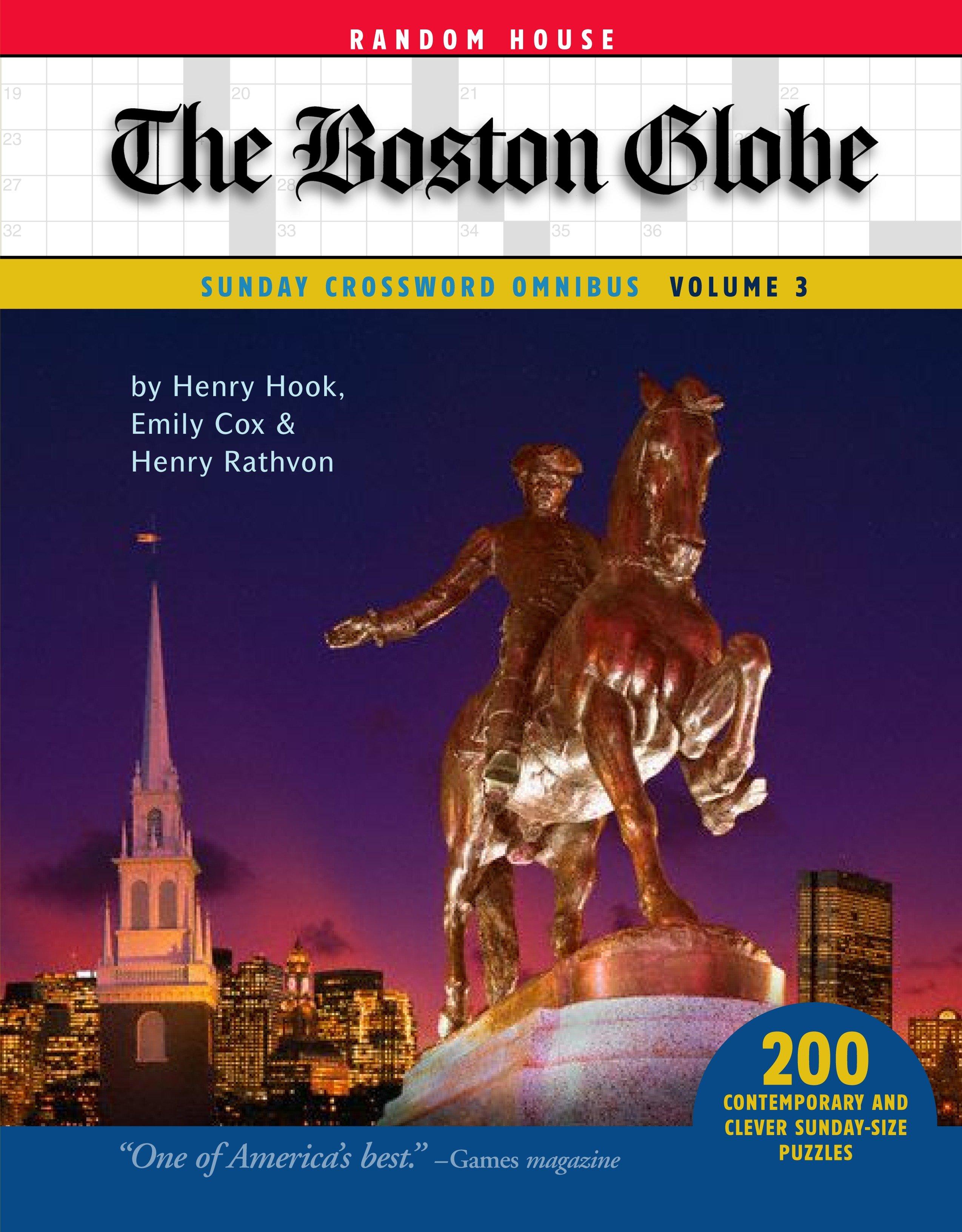 Vorderes Coverbild The Boston Globe Sunday Crossword Omnibus, Volume 3