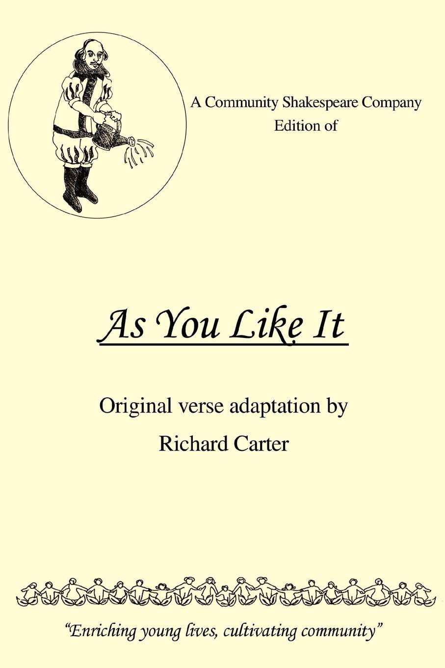 Vorderes Coverbild A Community Shakespeare Company Edition of as You Like It