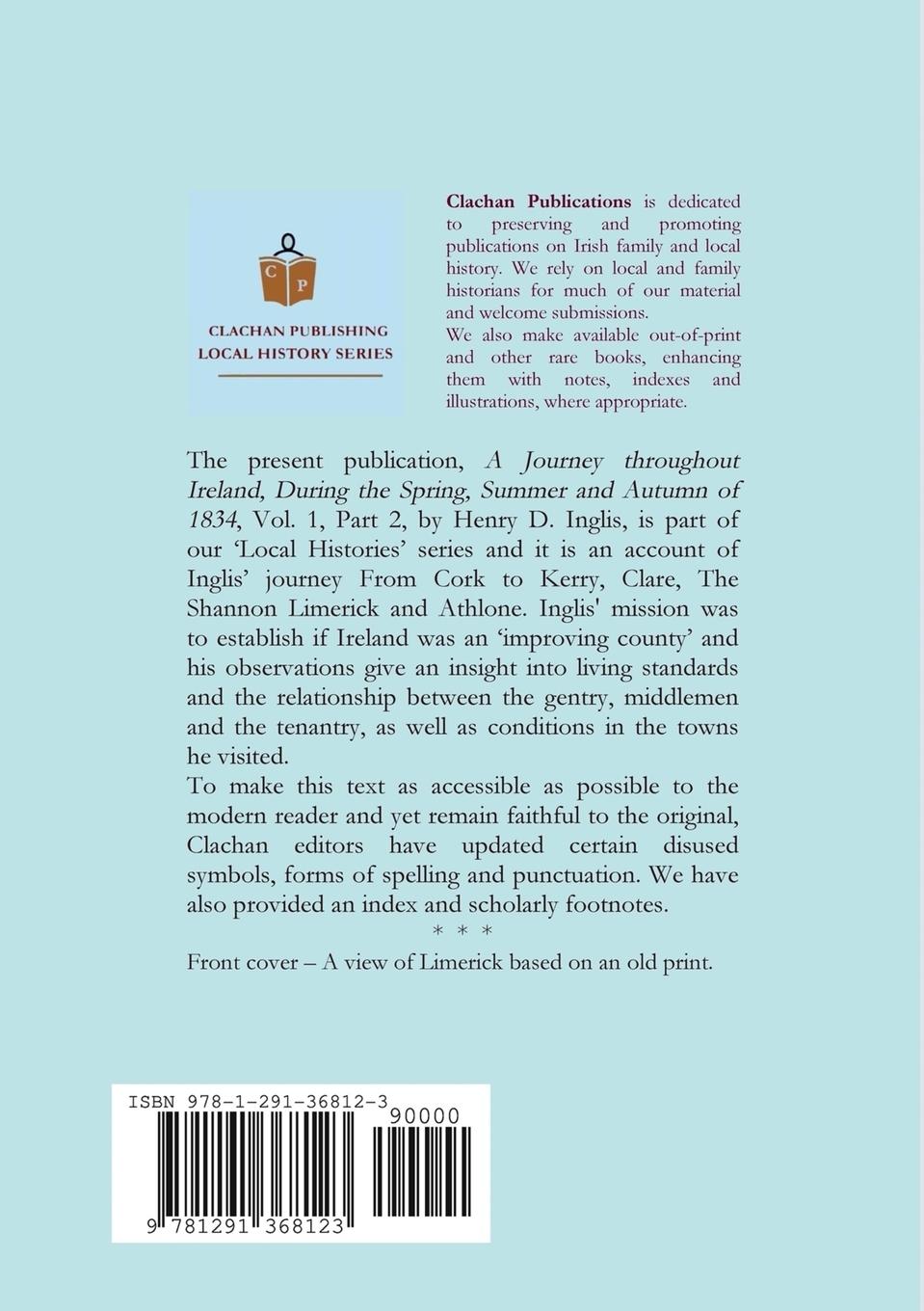 Rückseitencover A Journey throughout Ireland, During the Spring, Summer and Autumn of 1834 - Vol. 1, Part 2