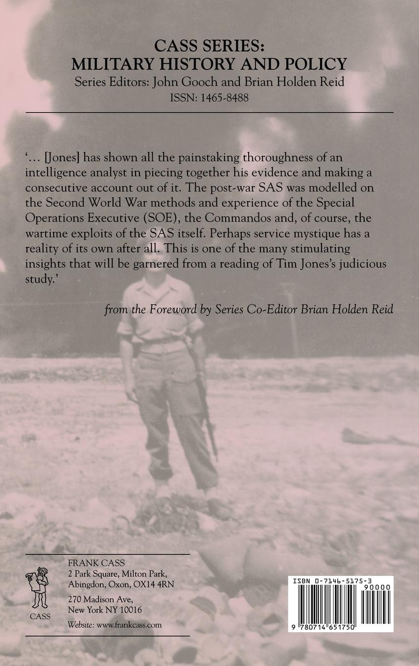 Rückseitencover Post-war Counterinsurgency and the SAS, 1945-1952