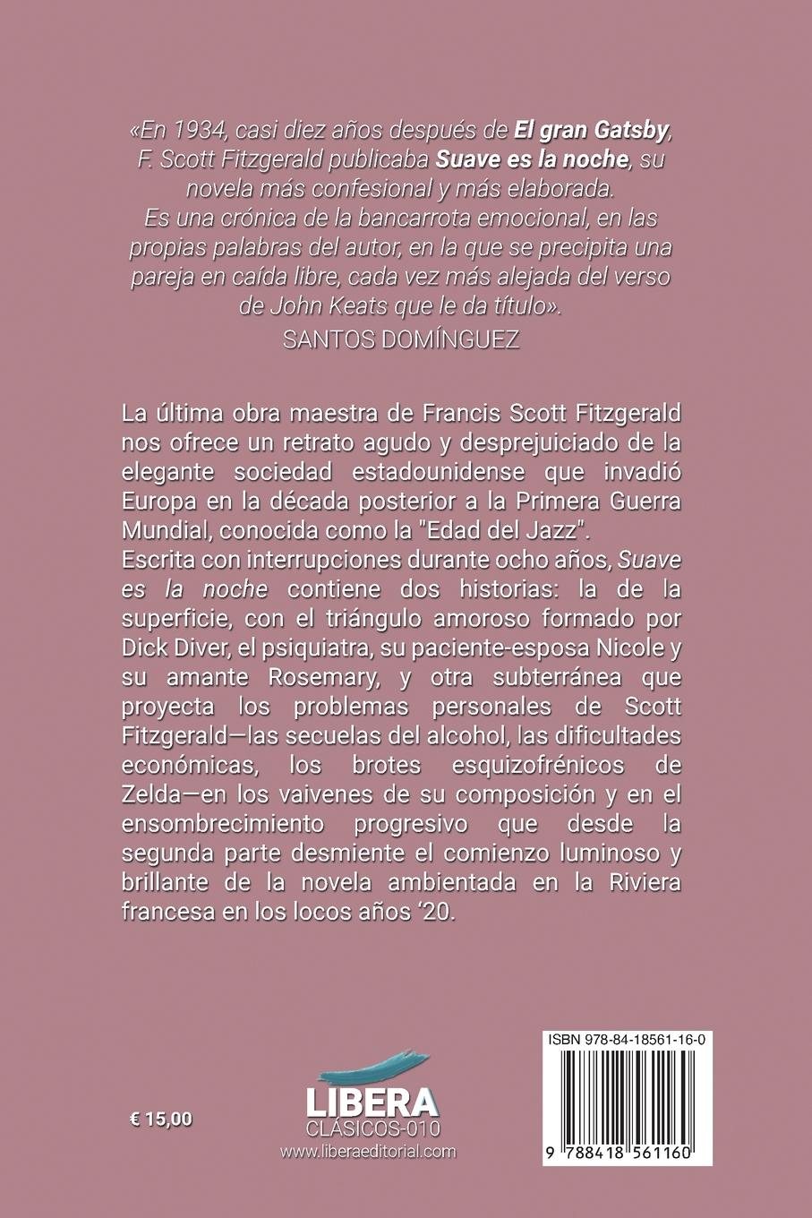 Rückseitencover Suave es la noche