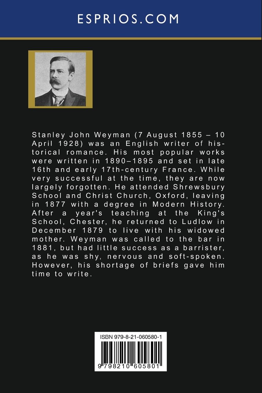 Rückseitencover The Man in Black (Esprios Classics)