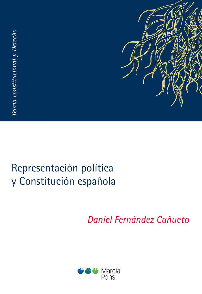Vorderes Coverbild Representación política y Constitución española