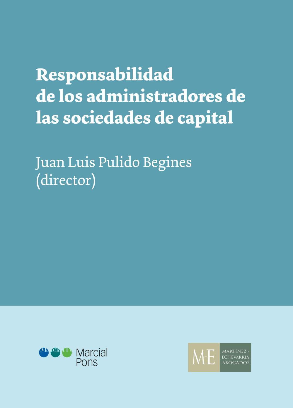 Vorderes Coverbild Responsabilidad de los administradores de las sociedades de capital
