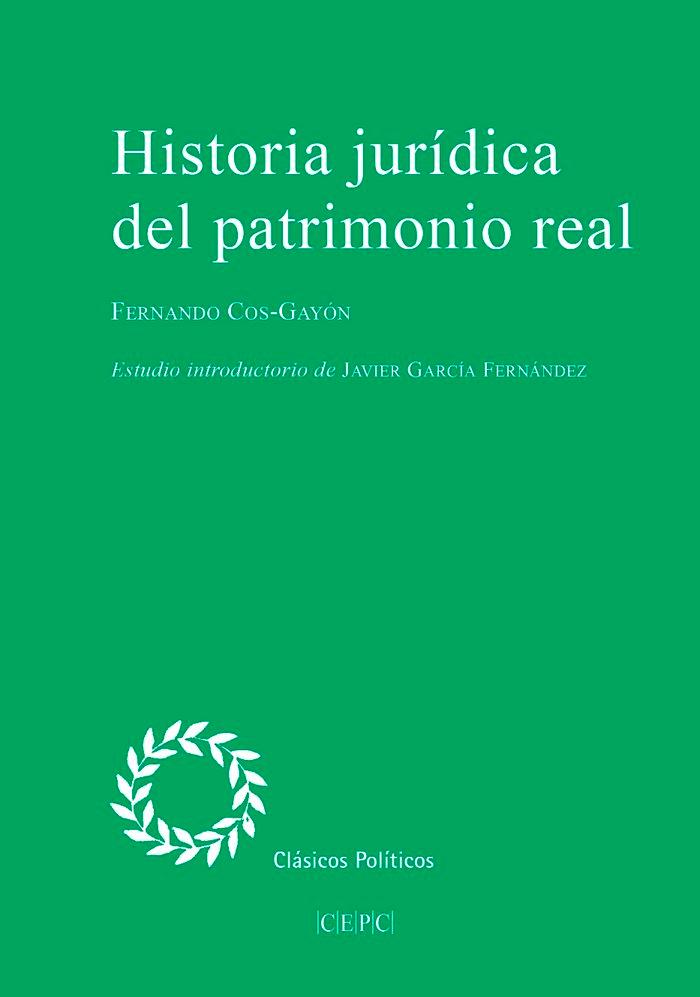 Vorderes Coverbild Historia jurídica del patrimonio real