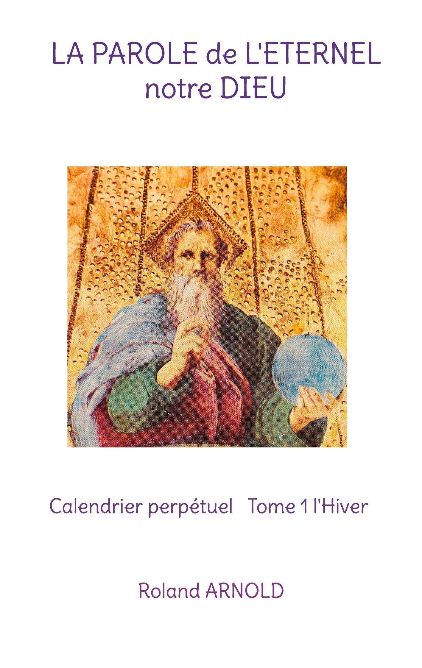 Vorderes Coverbild LA PAROLE de L'ETERNEL notre DIEU