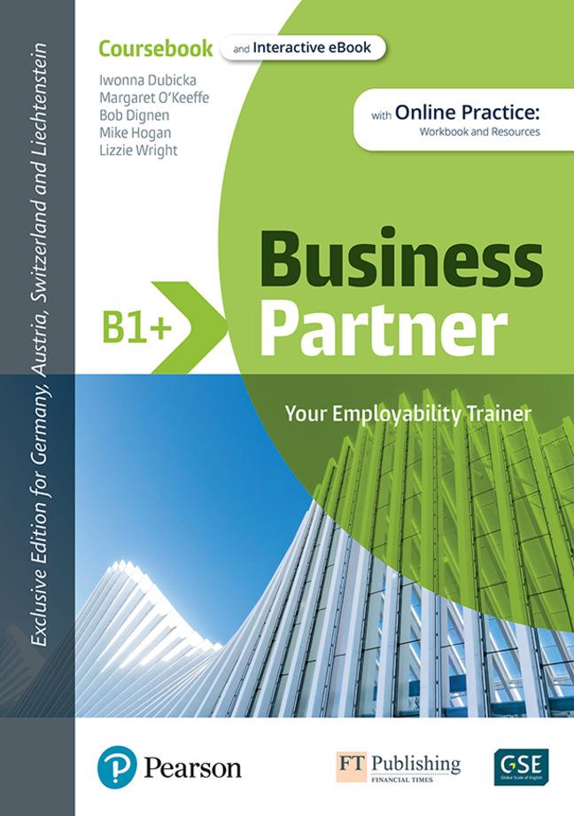 Vorderes Coverbild Business Partner B1+ DACH Coursebook & Standard MEL & DACH Reader+ eBook Pack