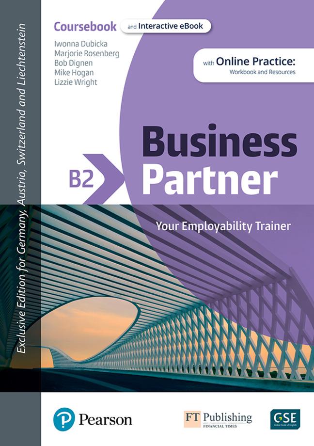 Vorderes Coverbild Business Partner B2 DACH Coursebook & Standard MEL & DACH Reader+ eBook Pack