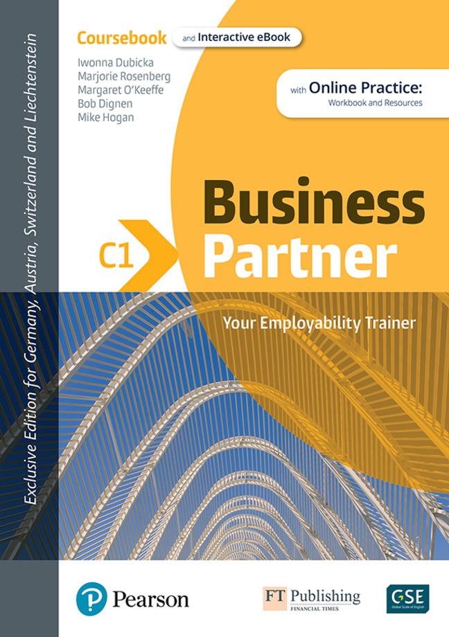 Vorderes Coverbild Business Partner C1 DACH Coursebook & Standard MEL & DACH Reader+ eBook Pack