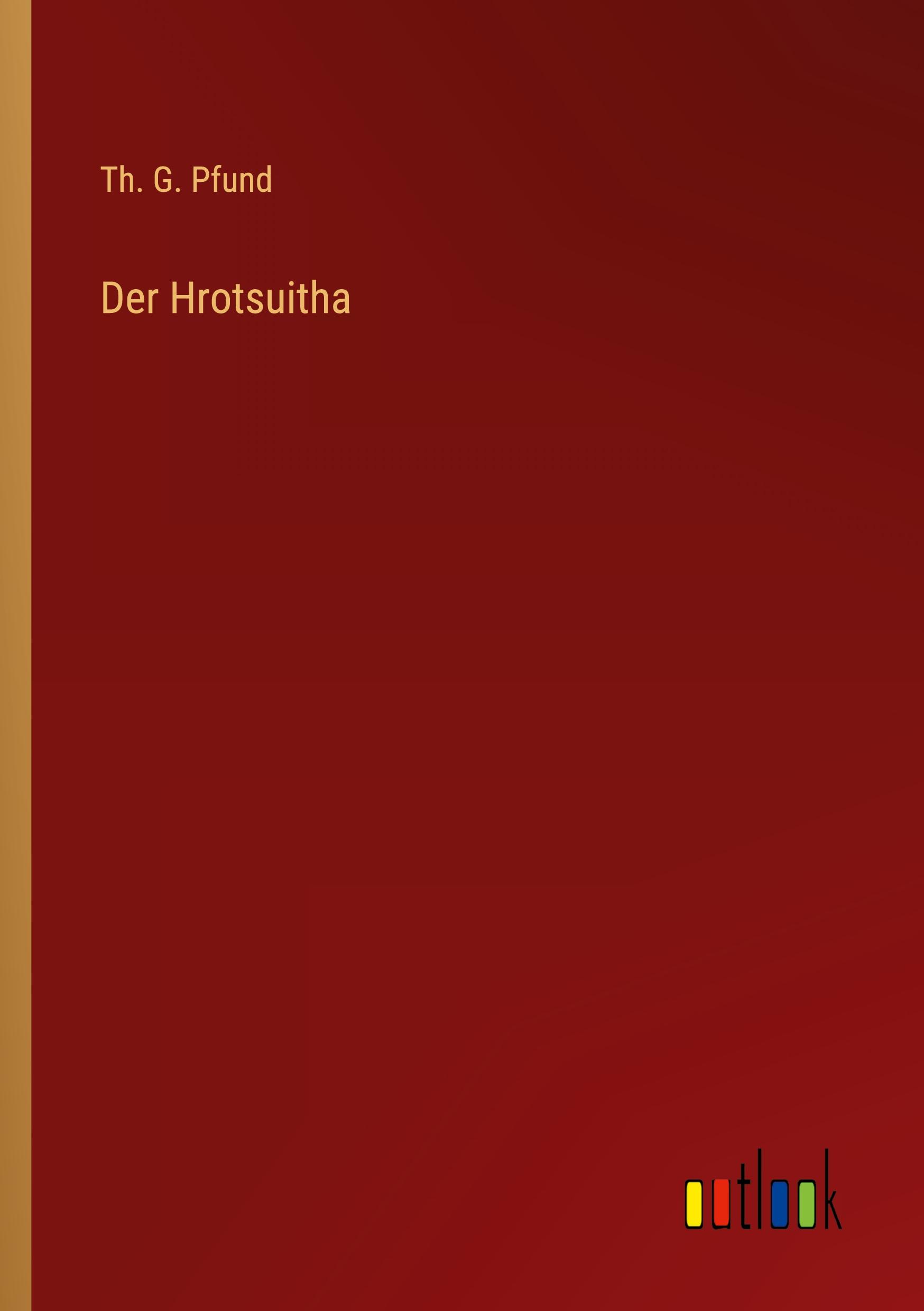 Vorderes Coverbild Der Hrotsuitha