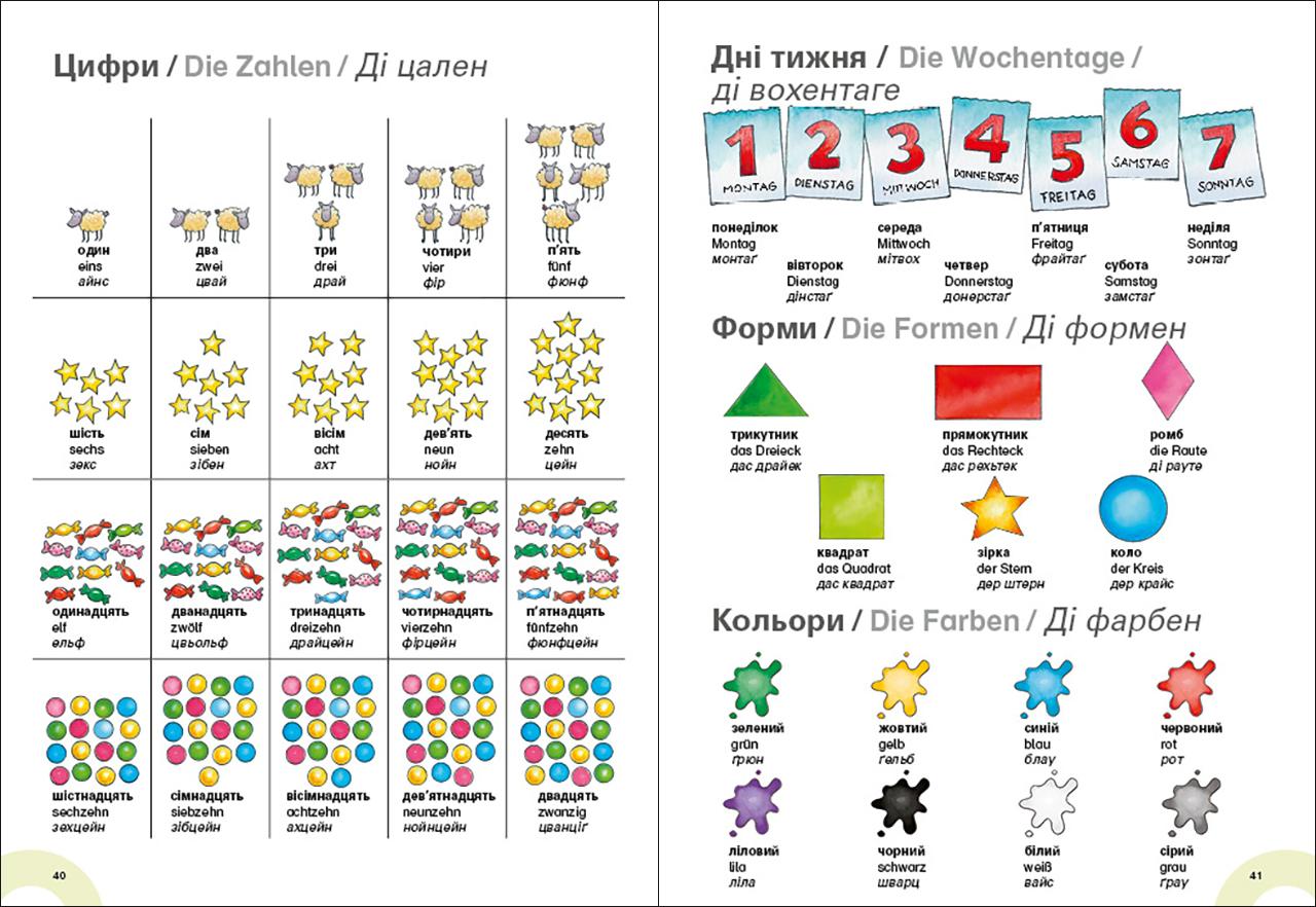 Beispielinhalt (Bild) Mein Ukrainisch Bildwörterbuch