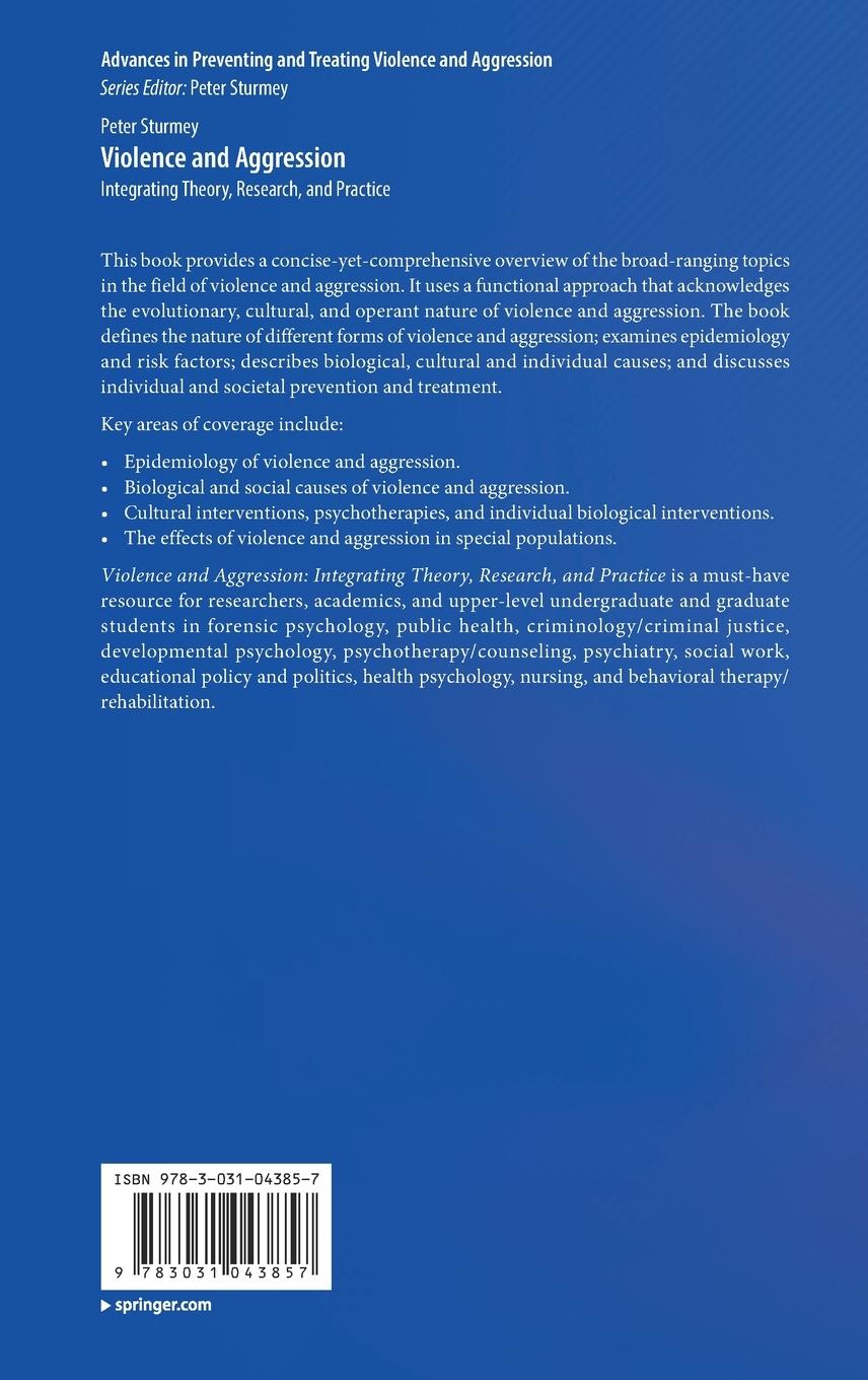Rückseitencover Violence and Aggression