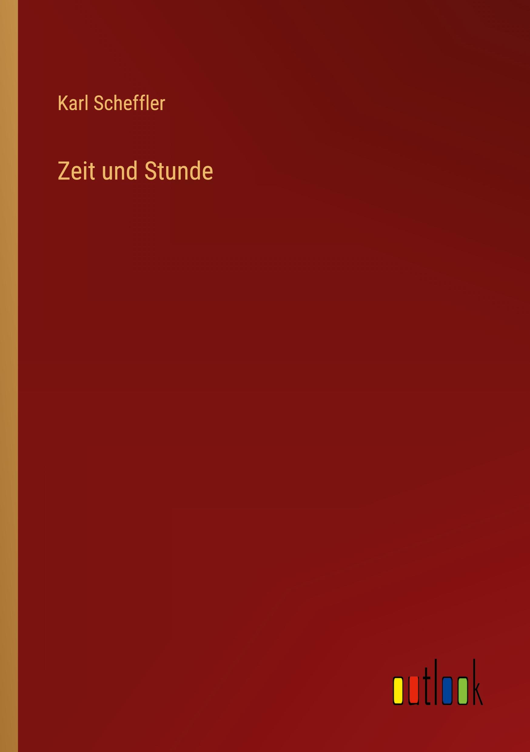 Vorderes Coverbild Zeit und Stunde
