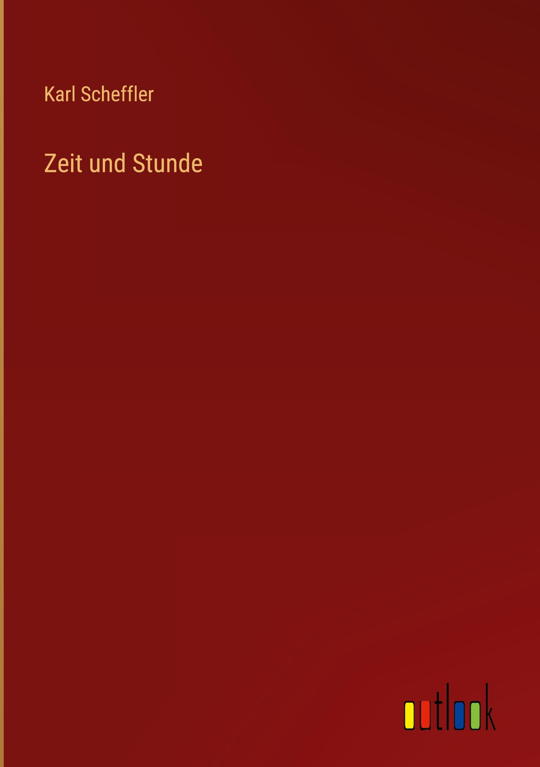 Vorderes Coverbild Zeit und Stunde