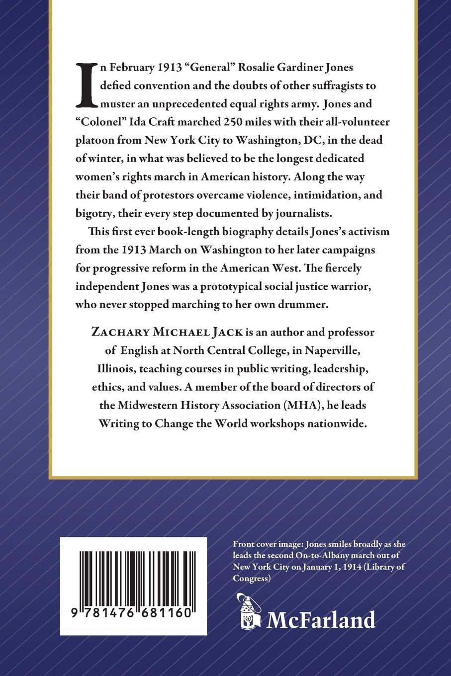 Rückseitencover Rosalie Gardiner Jones and the Long March for Women's Rights