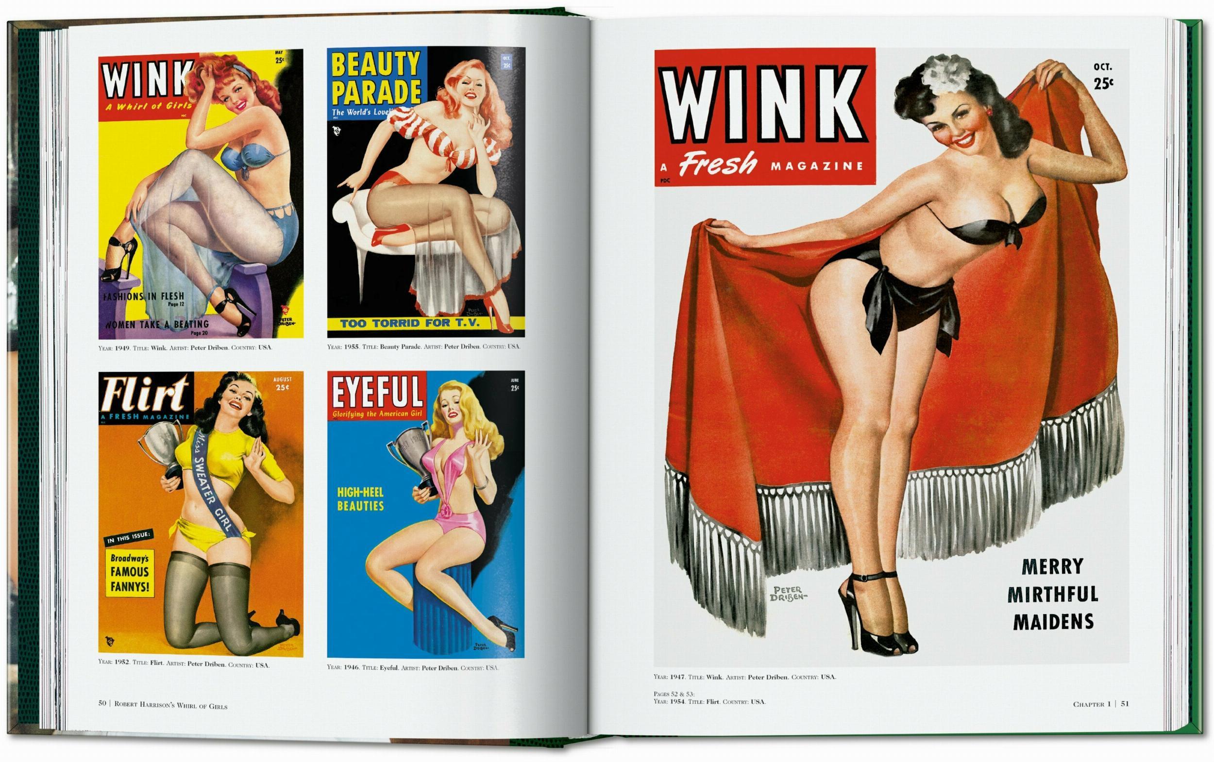 Beispielinhalt (Bild) Dian Hanson's: The History of Men's Magazines. Vol. 2: From Post-War to 1959