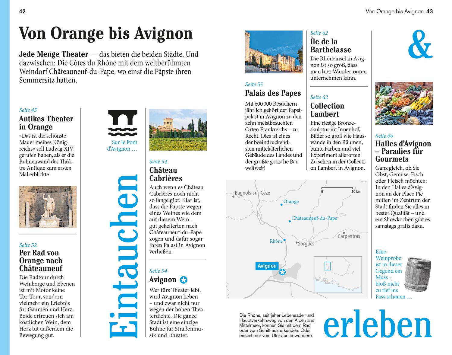 Beispielinhalt (Bild) DUMONT Reise-Taschenbuch Reiseführer Provence