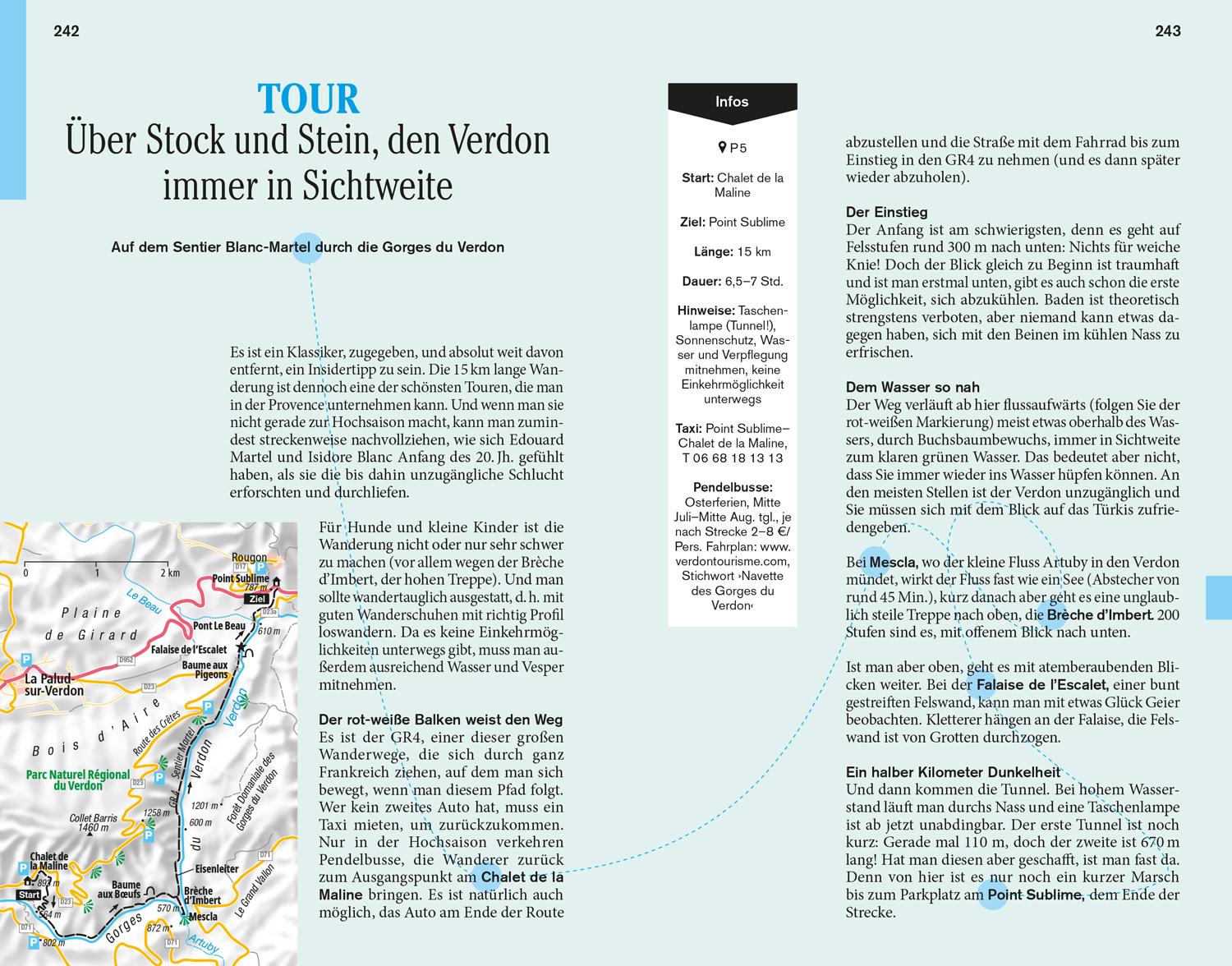 Beispielinhalt (Bild) DUMONT Reise-Taschenbuch Reiseführer Provence