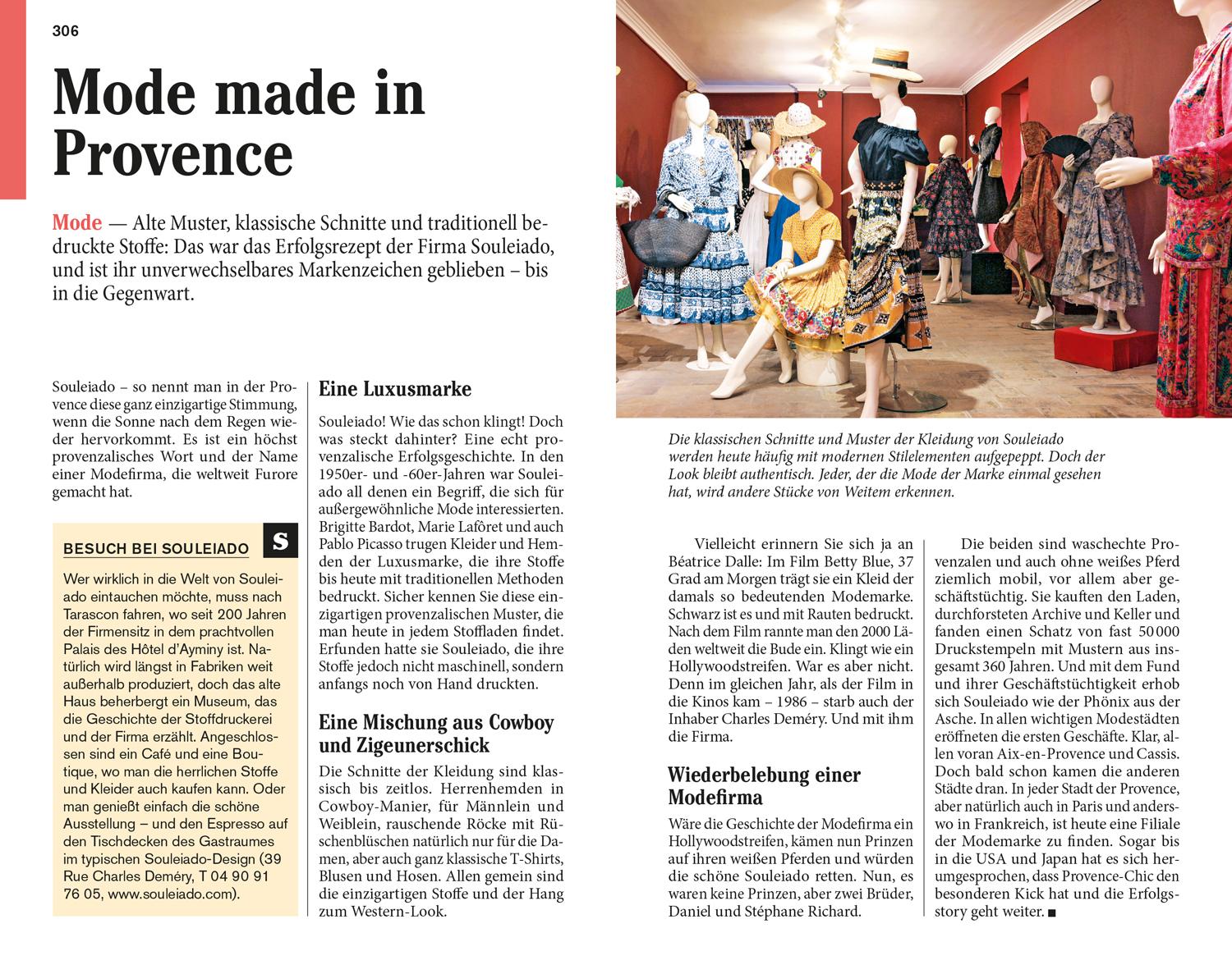 Beispielinhalt (Bild) DUMONT Reise-Taschenbuch Reiseführer Provence