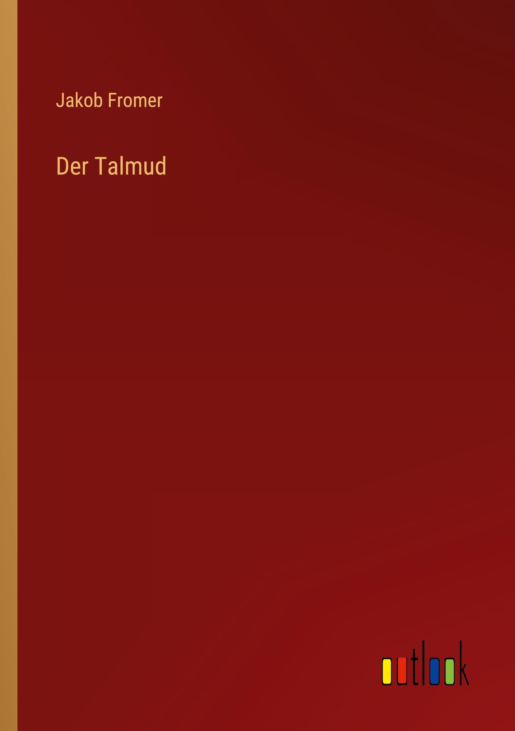 Vorderes Coverbild Der Talmud