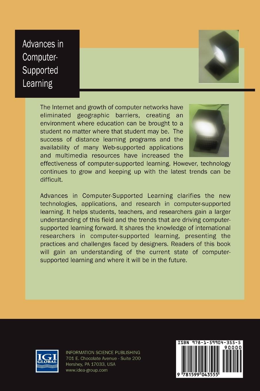 Rückseitencover Advances in Computer-Supported Learning