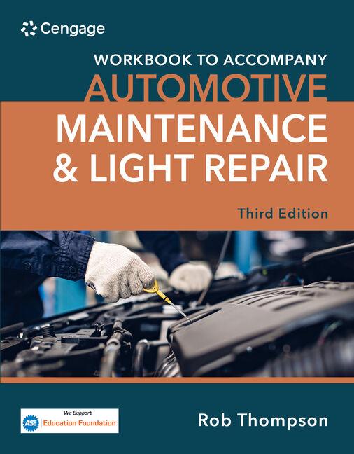 Vorderes Coverbild Student Workbook for Automotive Maintenance & Light Repair