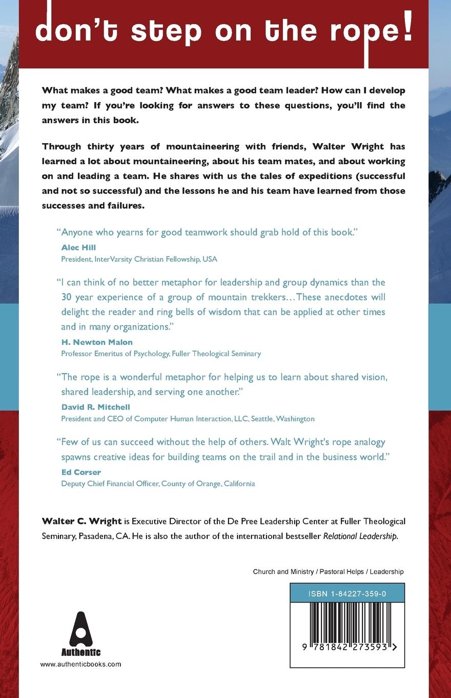 Rückseitencover Don't Step on the Rope