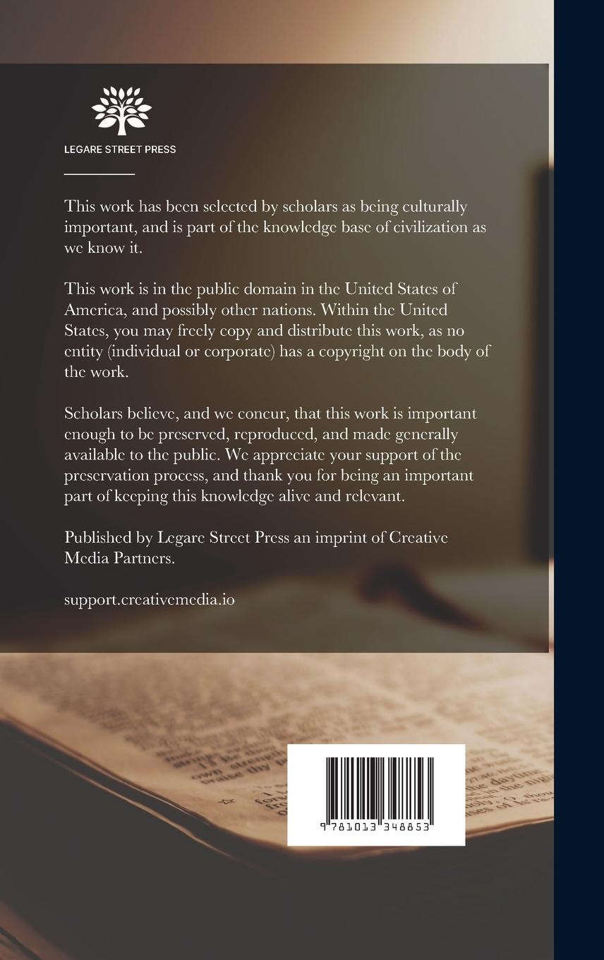 Rückseitencover Lepers: Thirty-six Years' Work Among Them: Being the History of the Mission to Lepers in India and the East, 1874-1910