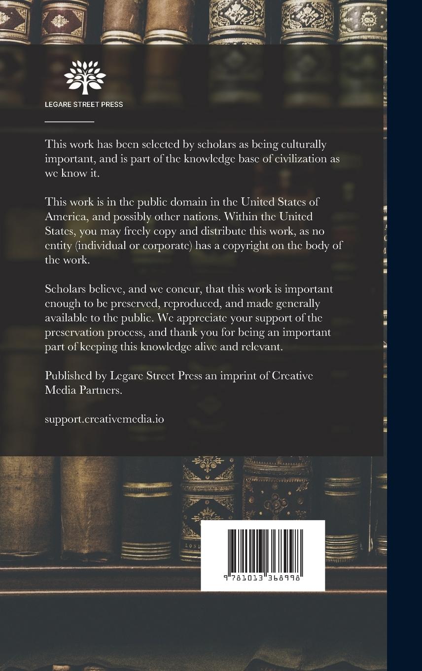 Rückseitencover Adam's Reports on Vernacular Education in Bengal and Behar, Submitted to Government in 1835, 1836 and 1838. With a Brief View of Its Past and Present
