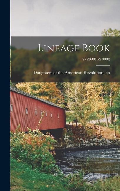 Vorderes Coverbild Lineage Book; 27 (26001-27000)