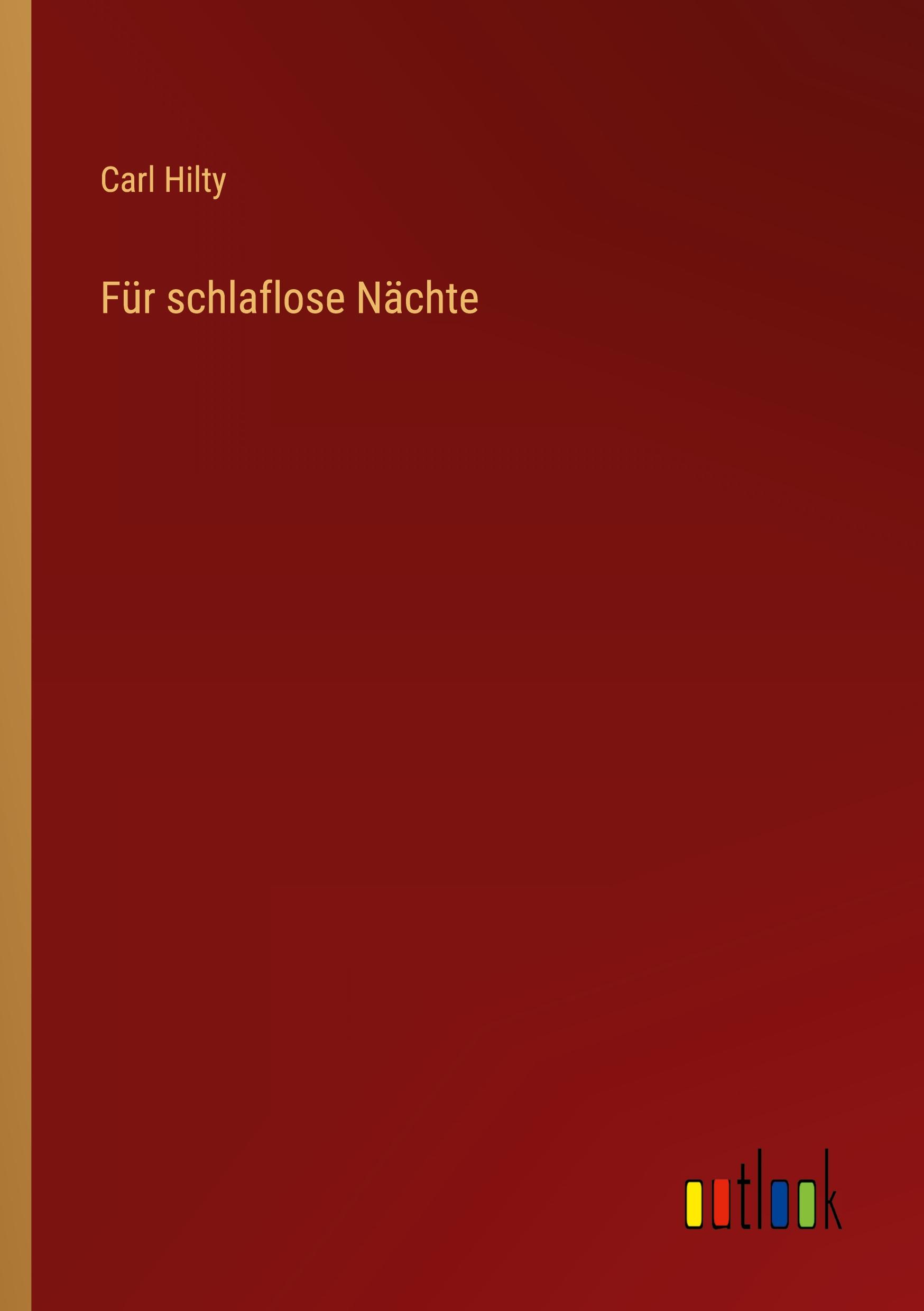 Vorderes Coverbild Für schlaflose Nächte