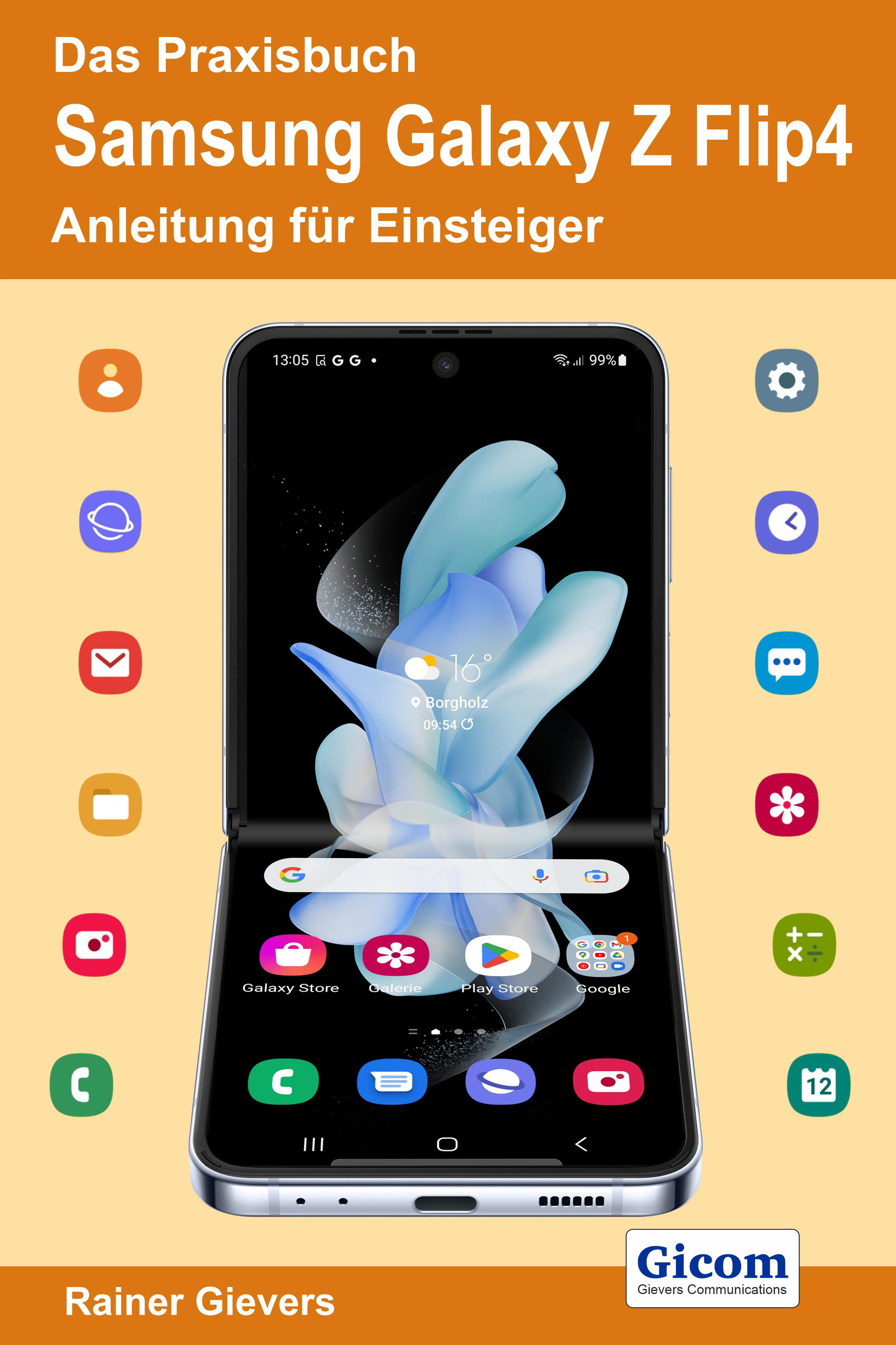 Vorderes Coverbild Das Praxisbuch Samsung Galaxy Z Flip4 - Anleitung für Einsteiger