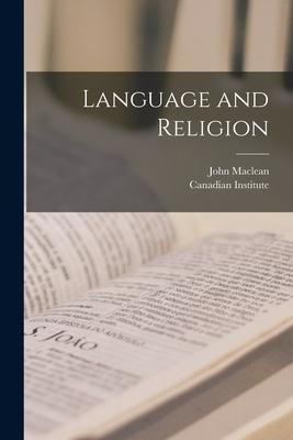 Vorderes Coverbild Language and Religion [microform]