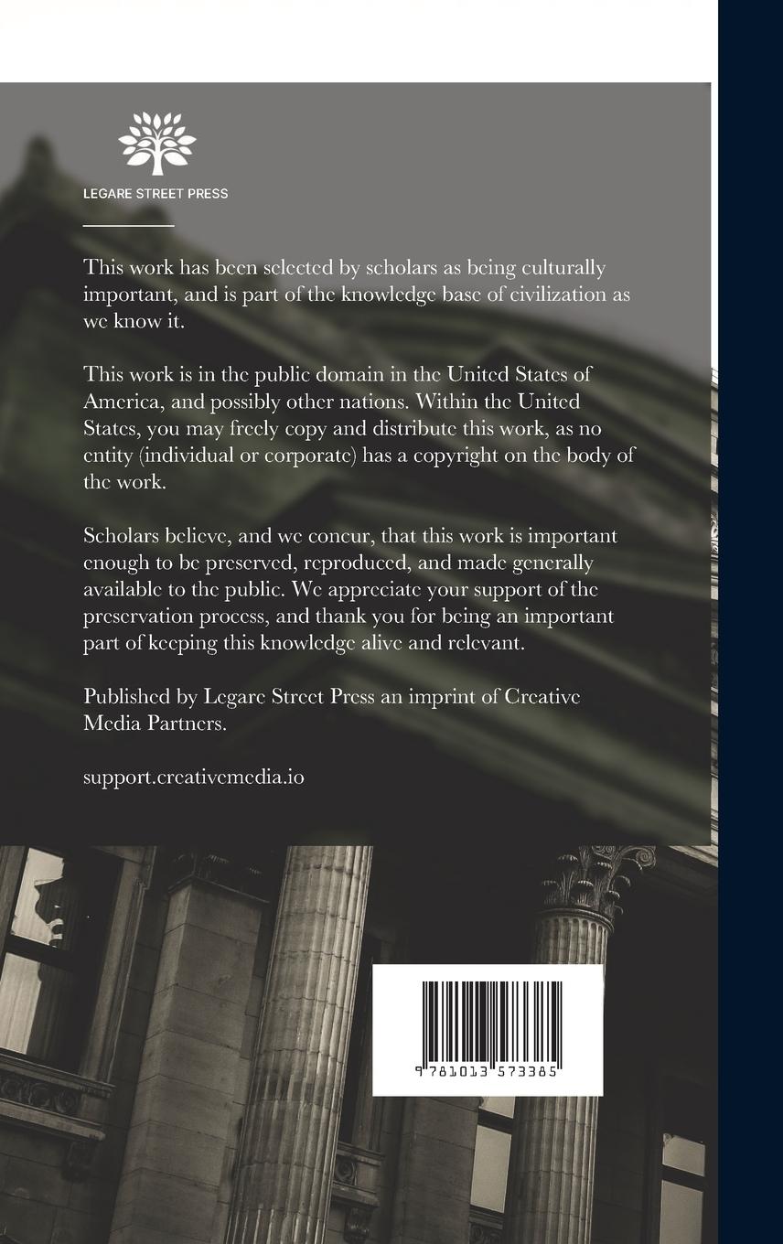 Rückseitencover Annual Report of the Registrar-General of Births, Deaths and Marriages in England; v.4 (1840/1841)