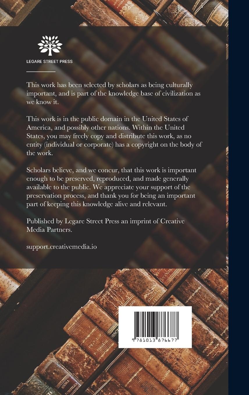 Rückseitencover Journal of the Asiatic Society of Bengal; v. 48, pt. 1 (1879)